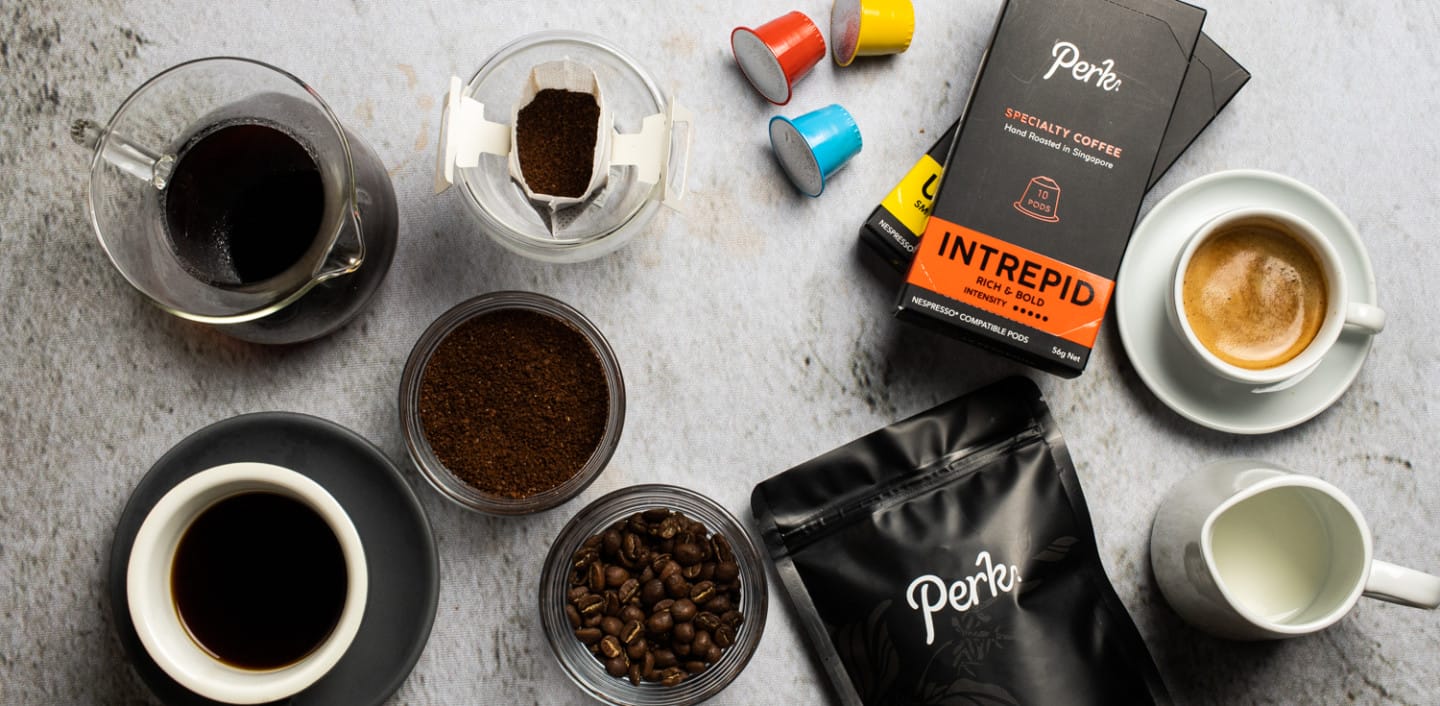 Perk Coffee Full Range Products