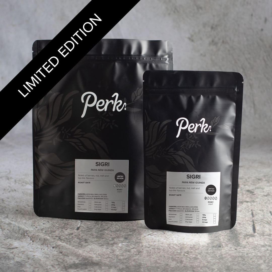 Perk Coffee Limited Edition Sigri